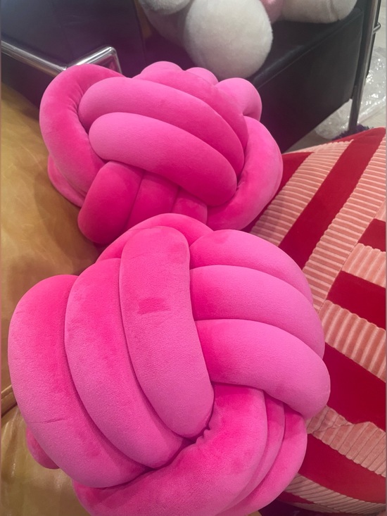 Other - Hot Pink Knot Pillow - set